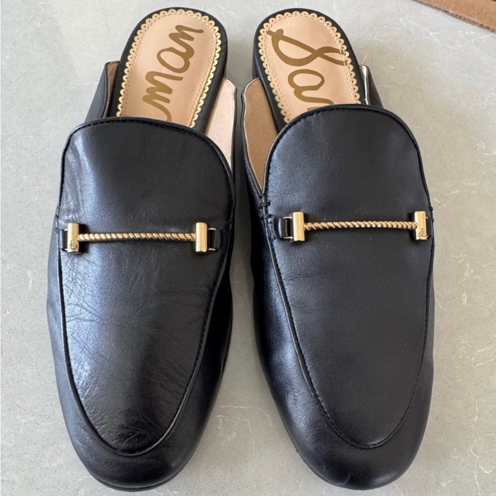 Sam Edelman Black Linnie Bit Mules